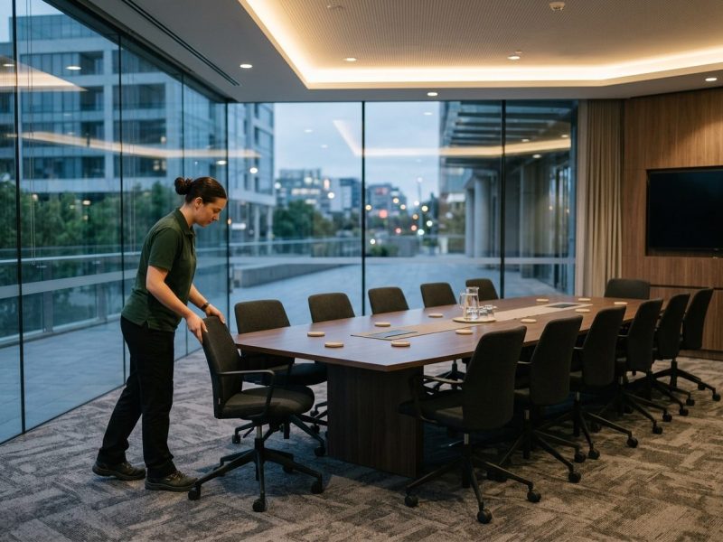 Conference room turnaround service