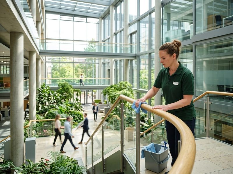 Daytime high-touch surface disinfection
