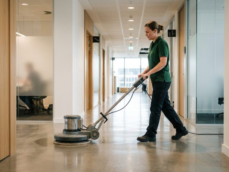 Office floor and carpet care service