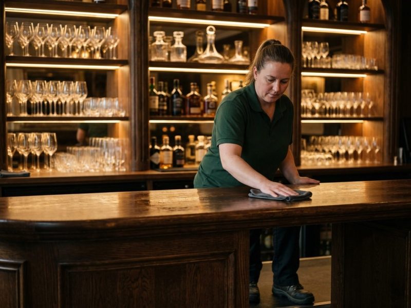 Bar and counter detailing service
