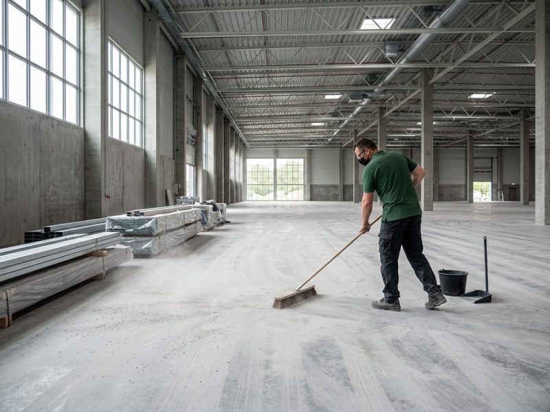 Post-construction cleanup service